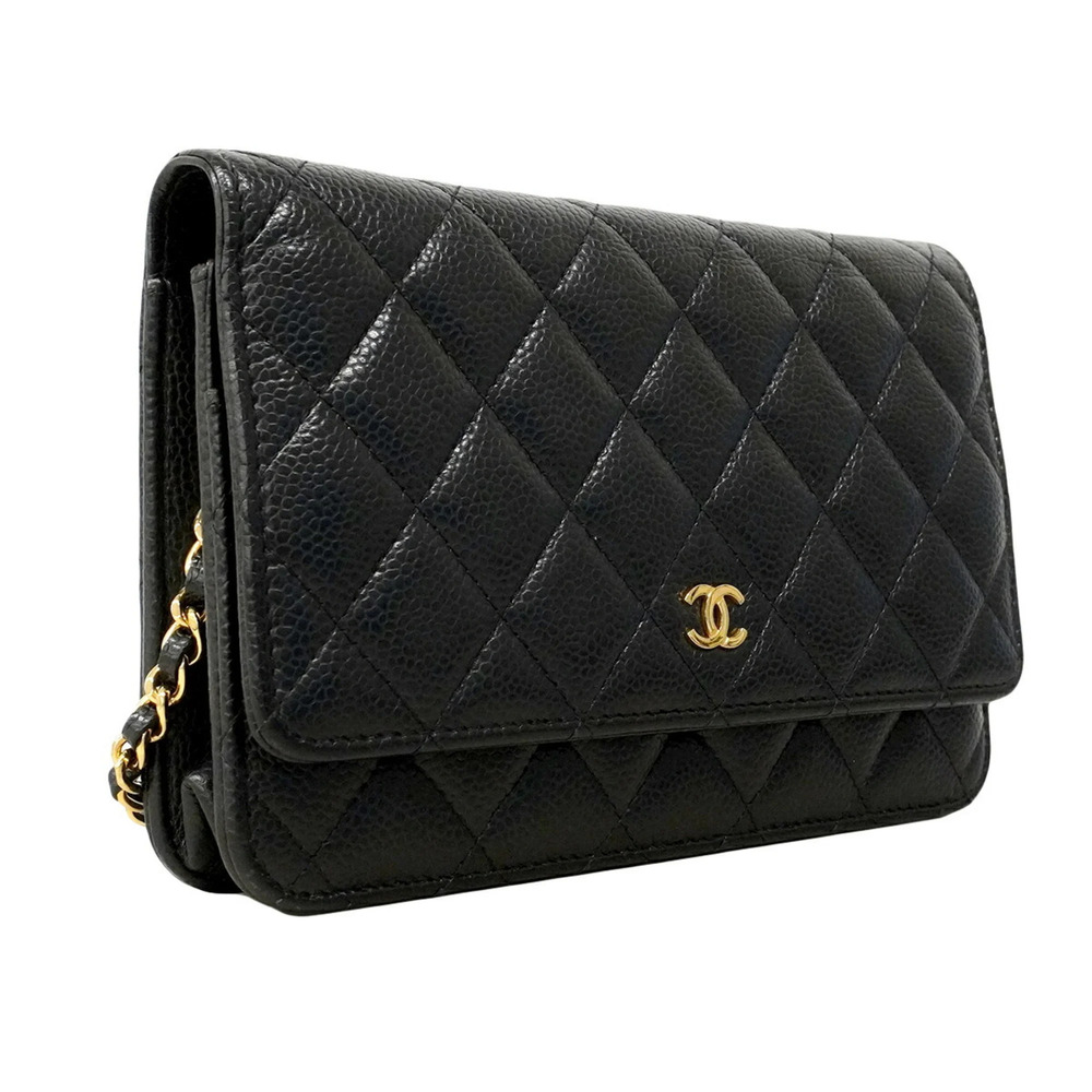 CHANEL Black Caviar Leather Wallet - Picture 2 of 8